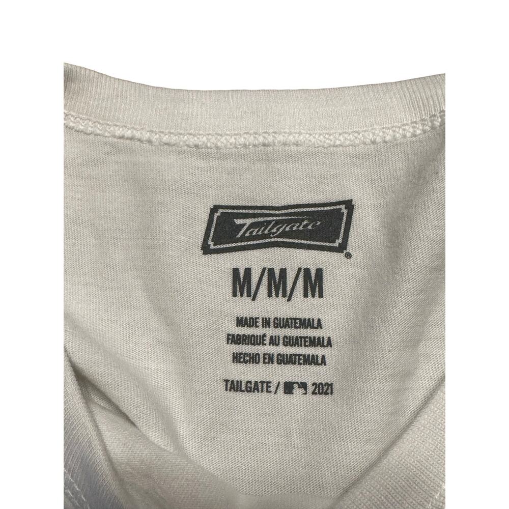 Dodgers  White and Dodger Blue Long Sleeve Tee with Blue Graphic - Picture 4 of 6